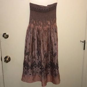 J Gee tube top dress.